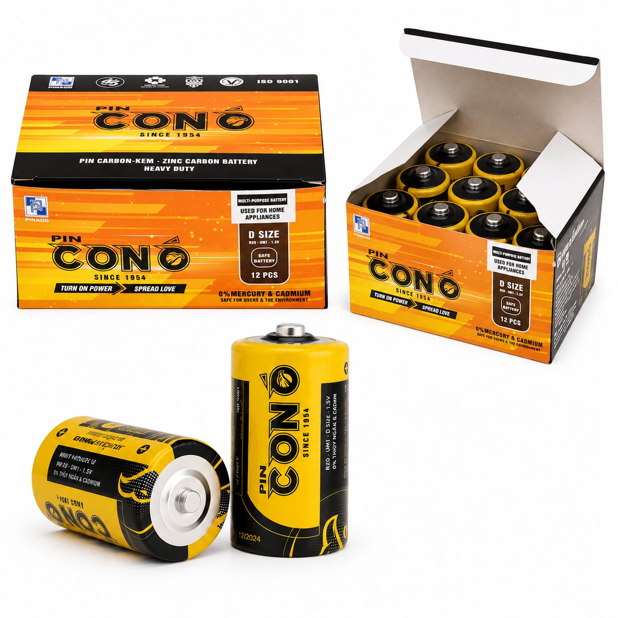 PIN CONO D Size